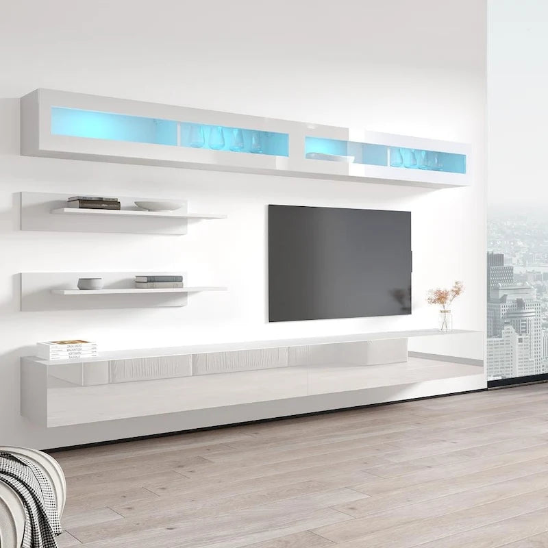 Centre de divertissement moderne suspendu et mural Fly I2 30TV