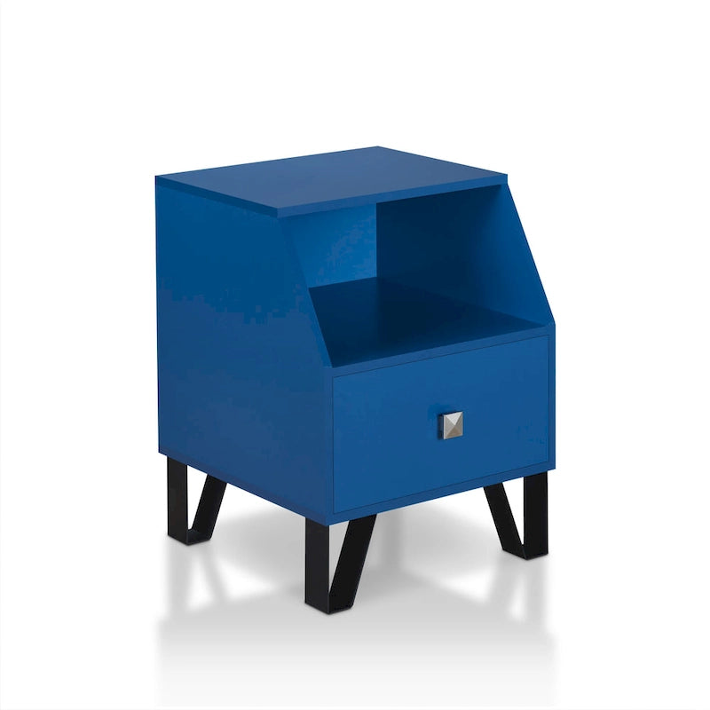 Table d'appoint contemporaine Kara de 40,6 cm (16 pouces) à une étagère par Furniture of America