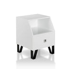 Table d'appoint contemporaine Kara de 40,6 cm (16 pouces) à une étagère par Furniture of America