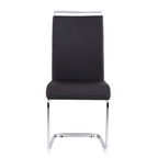 Ensemble de 4 chaises de salle à manger modernes en similicuir PU