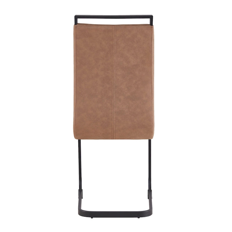 Ensemble de 4 chaises de salle à manger modernes en similicuir PU