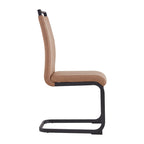 Ensemble de 4 chaises de salle à manger modernes en similicuir PU