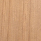 Ensemble de 2 chaises de salle à manger de style moderne du milieu du siècle, en tissu noir et bois d'hévéa finition chêne français brun, style Danemark