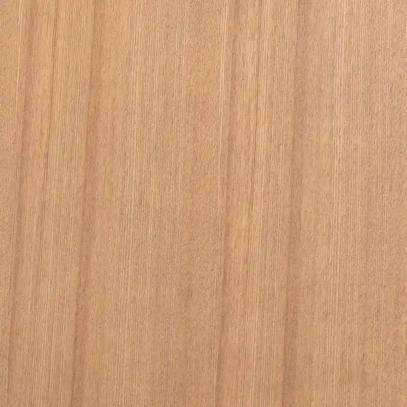 Ensemble de 2 chaises de salle à manger de style moderne du milieu du siècle, en tissu noir et bois d'hévéa finition chêne français brun, style Danemark