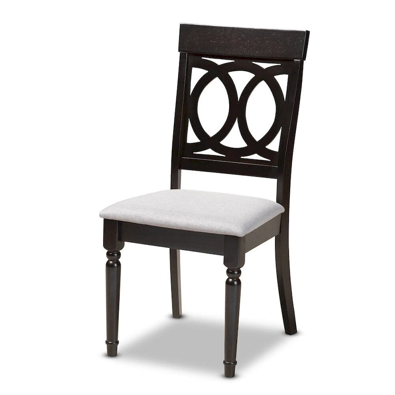 Ensemble de chaises de salle à manger modernes en tissu Copper Grove Taizz, 4 pièces
