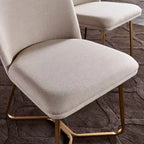 Chaises de salle à manger Cheyenne en métal doré (lot de 2) par iNSPIRE Q Modern