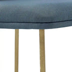 Chaises de salle à manger Cheyenne en métal doré (lot de 2) par iNSPIRE Q Modern
