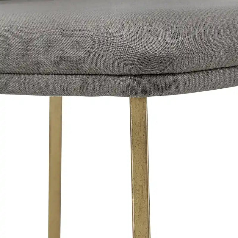 Chaises de salle à manger Cheyenne en métal doré (lot de 2) par iNSPIRE Q Modern