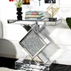 Console contemporaine à miroir