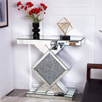 Console contemporaine à miroir