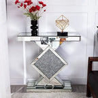 Console contemporaine à miroir