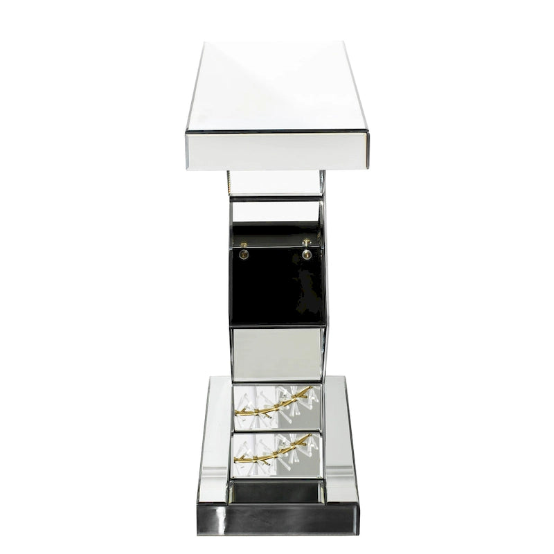 Console contemporaine à miroir