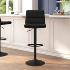 Ensemble de 2 tabourets de bar commerciaux sans accoudoirs à hauteur réglable