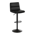 Ensemble de 2 tabourets de bar commerciaux sans accoudoirs à hauteur réglable