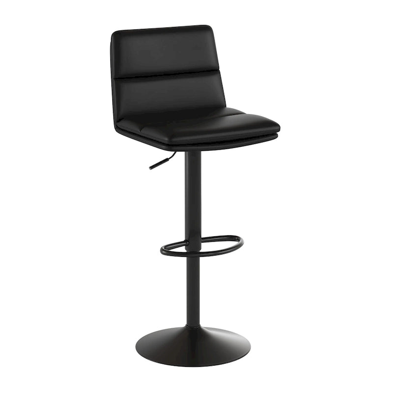 Ensemble de 2 tabourets de bar commerciaux sans accoudoirs à hauteur réglable