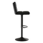 Ensemble de 2 tabourets de bar commerciaux sans accoudoirs à hauteur réglable