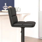 Ensemble de 2 tabourets de bar commerciaux sans accoudoirs à hauteur réglable