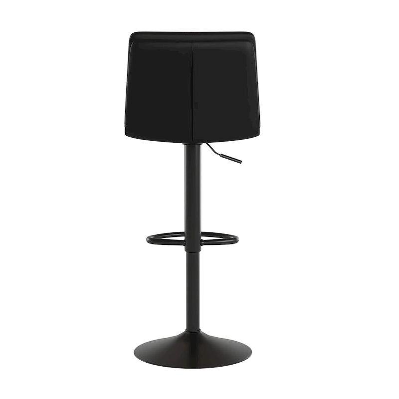 Ensemble de 2 tabourets de bar commerciaux sans accoudoirs à hauteur réglable