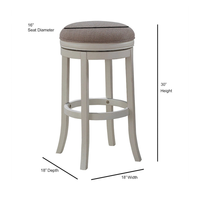 Tabouret de bar sans dossier Pesaro de 76 cm
