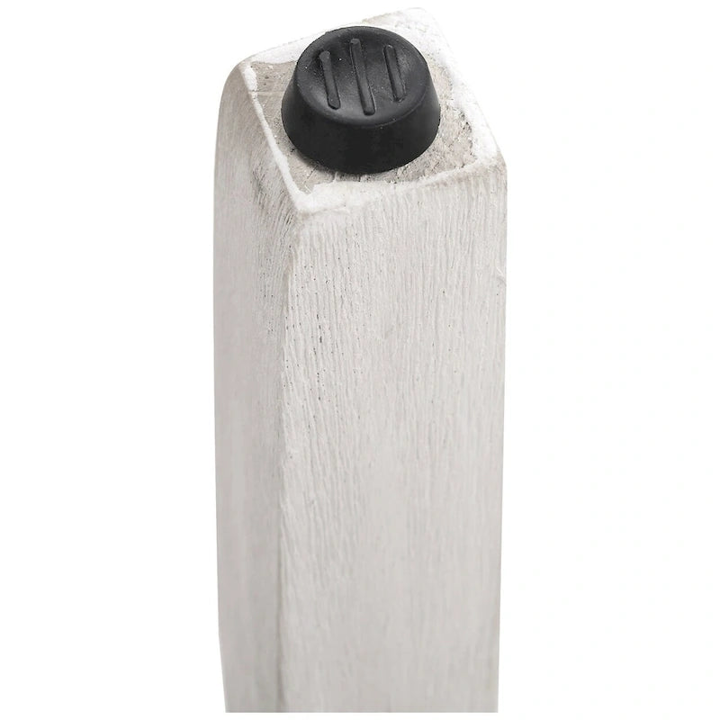 Tabouret de bar Jameson en polyester blanc antique, 61 cm (24 pouces), recouvert de tissu,