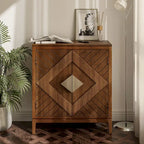 Commode de rangement COZAYH style ferme, buffet d'appoint en bois à 2 portes pour salon, couloir, chambre, salle à manger