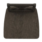 Tabouret de bar pivotant en bois de style ferme moderne