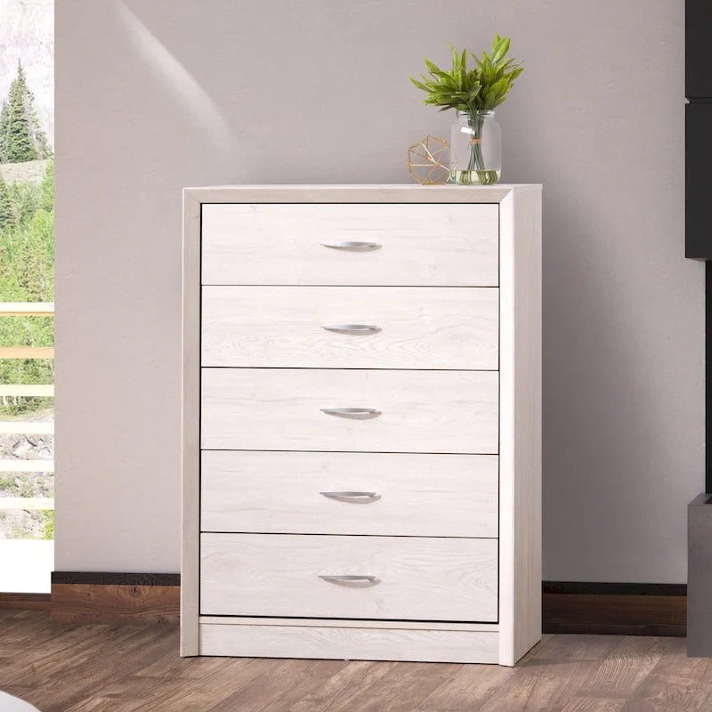 Commode haute Newport à 5 tiroirs