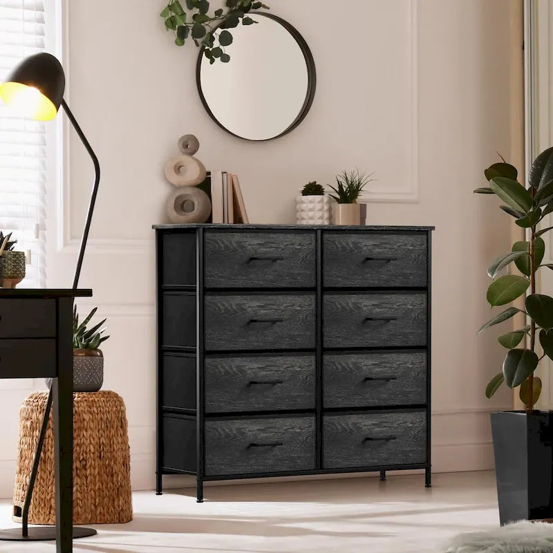Commode à 8 tiroirs pour chambre à coucher, commode pour chambre à coucher