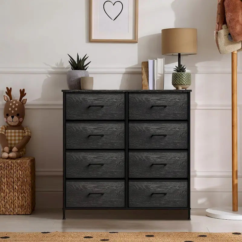 Commode à 8 tiroirs pour chambre à coucher, commode pour chambre à coucher