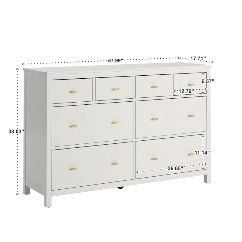 Commode Lydia à 8 tiroirs par iNSPIRE Q Modern