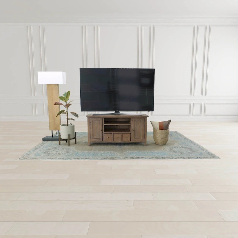 Meuble TV petit format de 47 pouces de large, marron clair