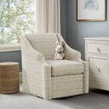 Fauteuil à bascule pivotant à 360 degrés Madison Park Benton Tan