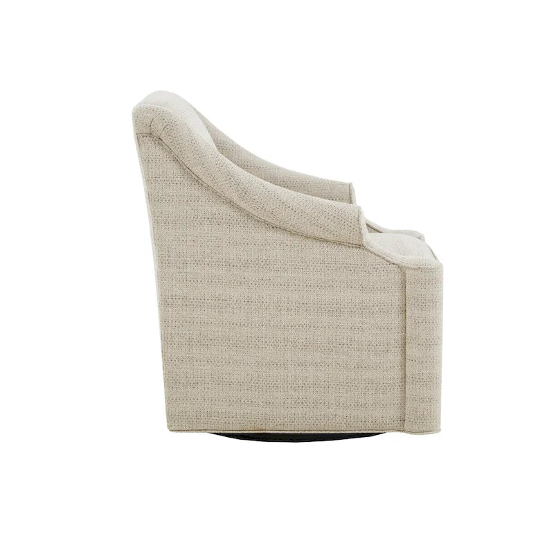 Fauteuil à bascule pivotant à 360 degrés Madison Park Benton Tan