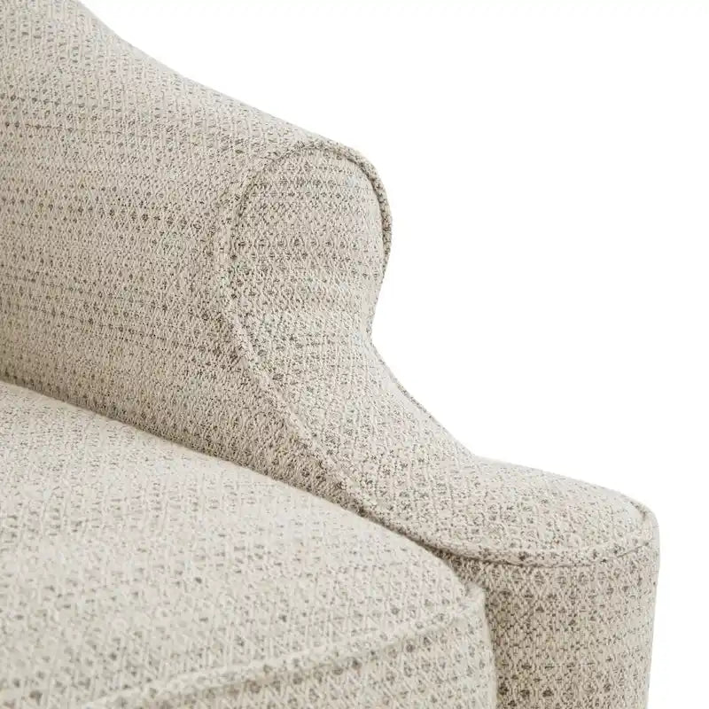 Fauteuil à bascule pivotant à 360 degrés Madison Park Benton Tan