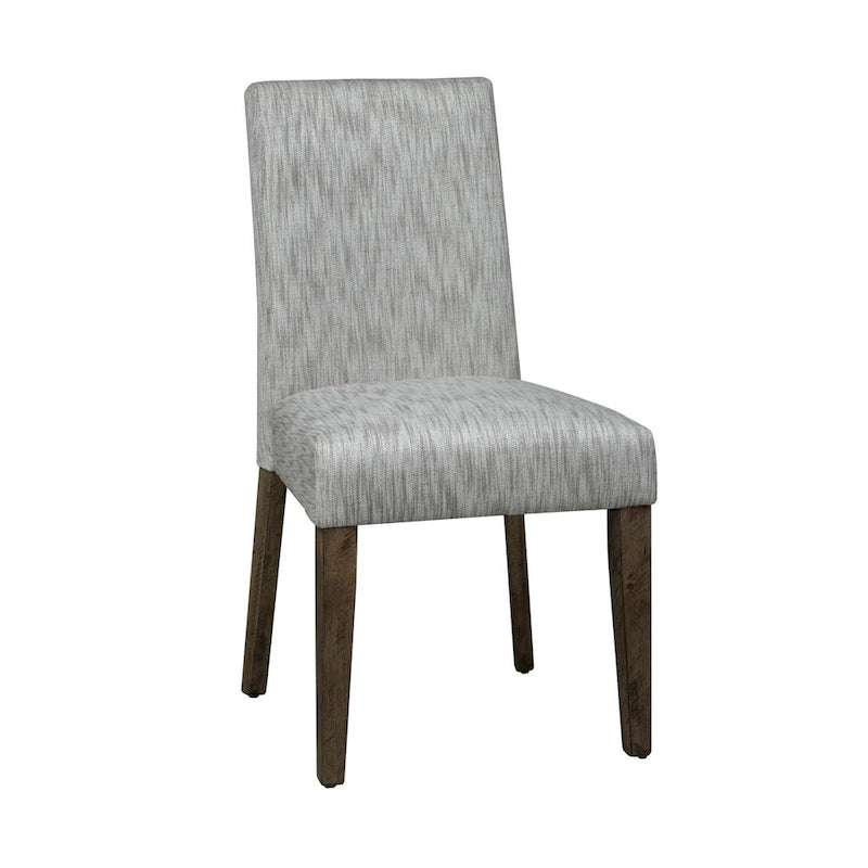 Chaise d'appoint Horizons Rustic Caramel avec effet vieilli Sawmark (lot de 2)