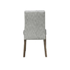 Chaise d'appoint Horizons Rustic Caramel avec effet vieilli Sawmark (lot de 2)