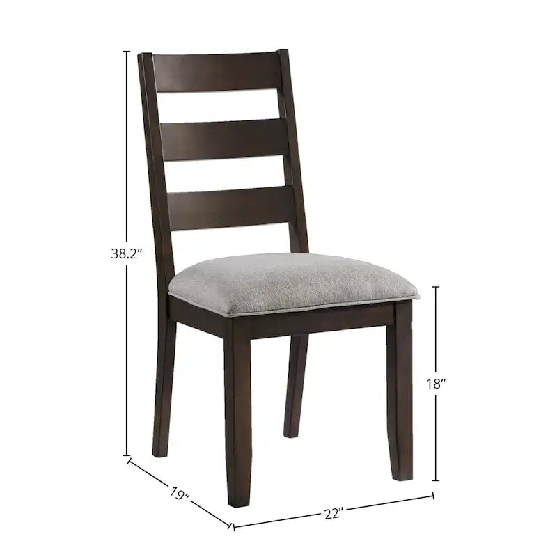 Chaises latérales Beacon Ladder avec coussin (lot de 2)