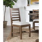 Chaises de salle à manger Quincy en bois rembourré (lot de 2) par Kosas Home