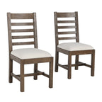 Chaises de salle à manger Quincy en bois rembourré (lot de 2) par Kosas Home