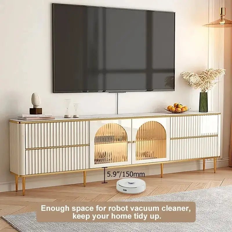 Meuble TV rectangulaire moderne et léger JASIWAY