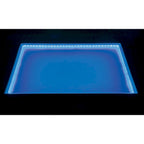 Ensemble de salle à manger Blanton contemporain en bois massif noir avec éclairage LED, 5 pièces, hauteur comptoir, par Furniture of America