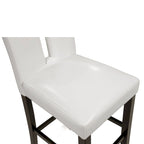 Ensemble de salle à manger Blanton contemporain en bois massif noir avec éclairage LED, 5 pièces, hauteur comptoir, par Furniture of America