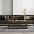 Table basse Bridgevine Home Joshua Creek de 122 cm (48 po), aucun assemblage requis, finition bois de grange