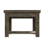Table basse Bridgevine Home Joshua Creek de 122 cm (48 po), aucun assemblage requis, finition bois de grange