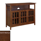 Meuble TV Big Sur Deluxe de Convenience Concepts avec placards de rangement et étagère pour téléviseurs jusqu'à 55 pouces