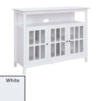 Meuble TV Big Sur Deluxe de Convenience Concepts avec placards de rangement et étagère pour téléviseurs jusqu'à 55 pouces