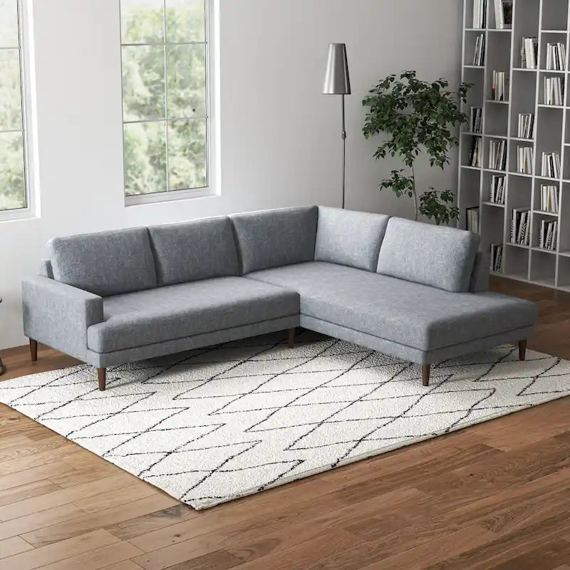 Canapé d'angle en tissu Harman Modern Living Room