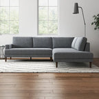 Canapé d'angle en tissu Harman Modern Living Room