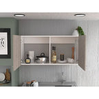 Armoire de rangement murale à double porte TUHOME Napoles - Non disponible