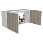 Armoire de rangement murale à double porte TUHOME Napoles - Non disponible